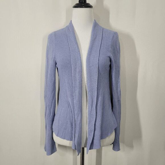 Eileen Fisher Light Blue Open Cardigan Size Small - Picture 1 of 5
